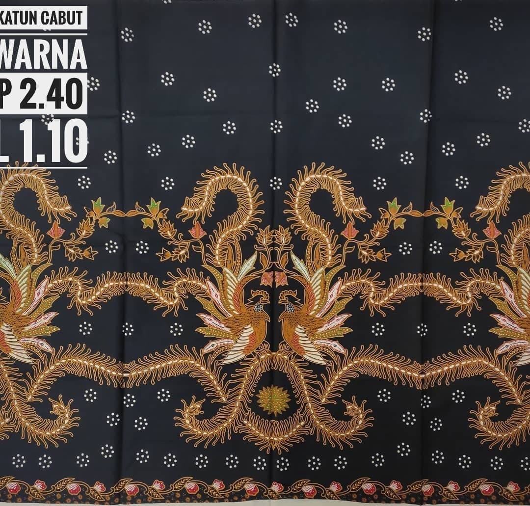 Batik Katun Cabut Gold